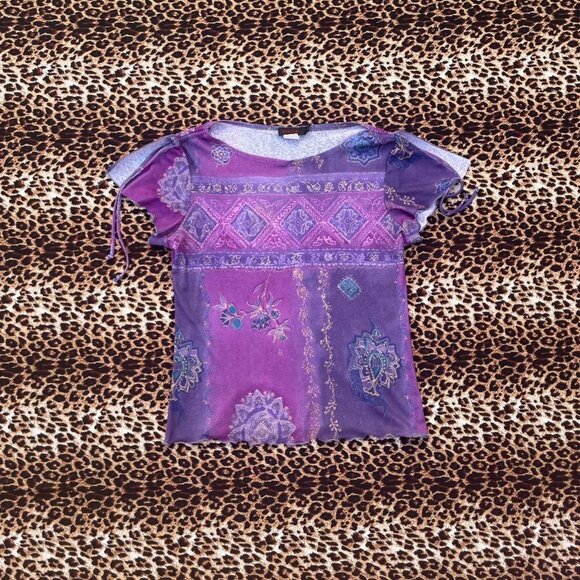 vintage boho blouse - Picture 1 of 8